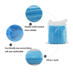 ET Dental Disposable Bouffant Cap 100/pk - 6