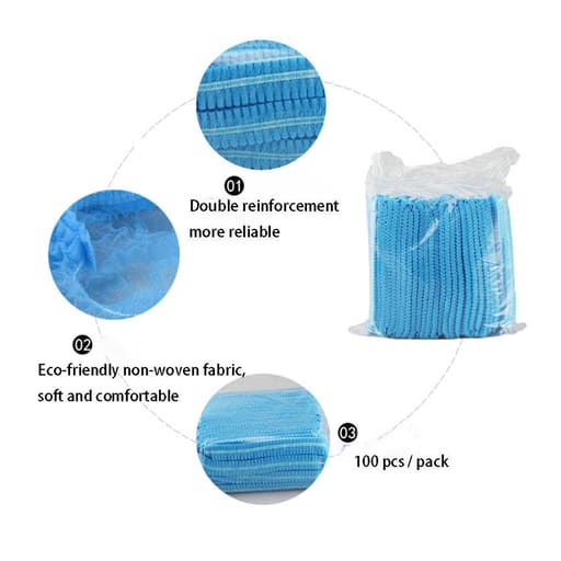 ET Dental Disposable Bouffant Cap 100/pk