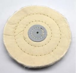 Jinguang Denture Polishing Buffing Wheel - White (3" x 40Ply) - 2