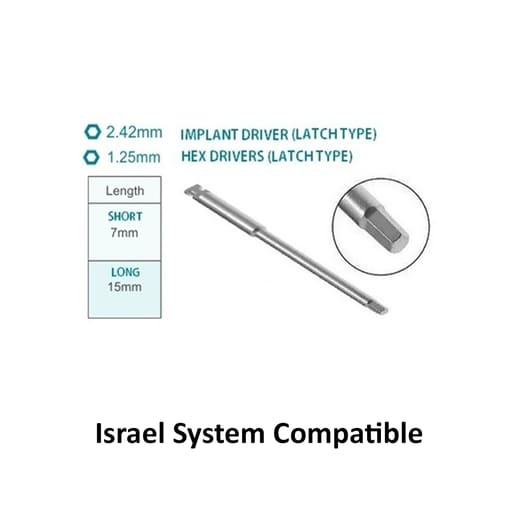 Julldent Implant Drivers and Hex Drivers