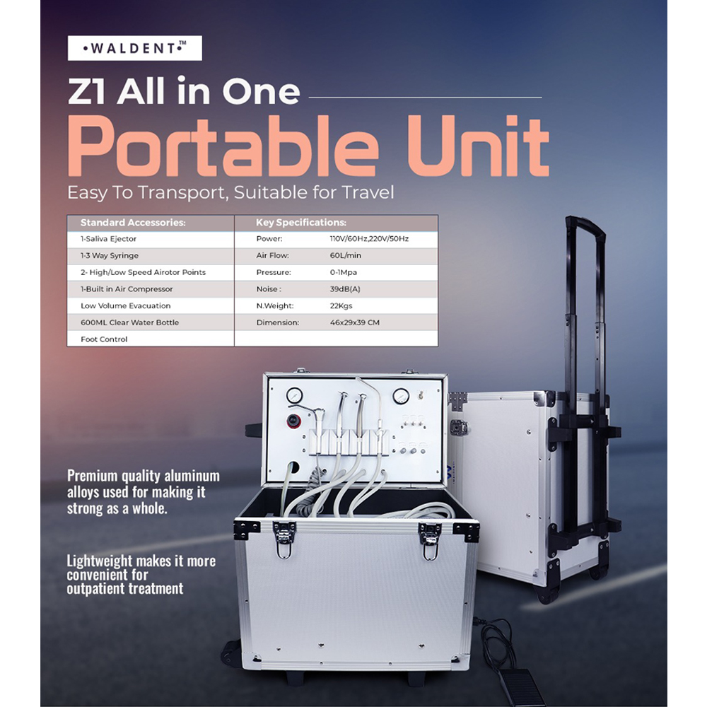 Waldent Z1 All in One Portable Dental Unit