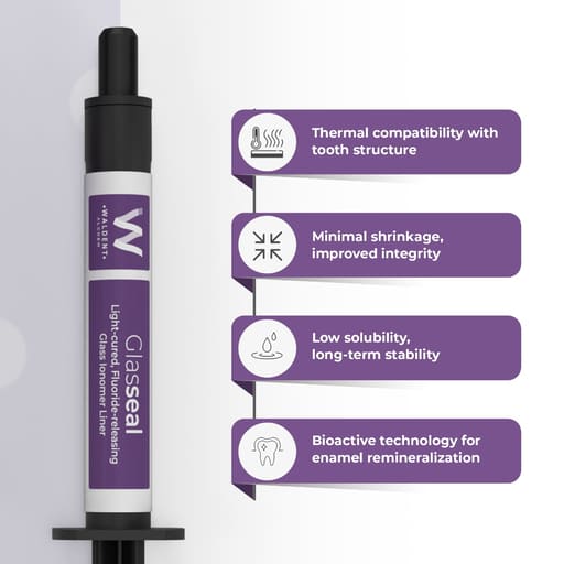 Waldent Glasseal Glass Ionomer Liner LC