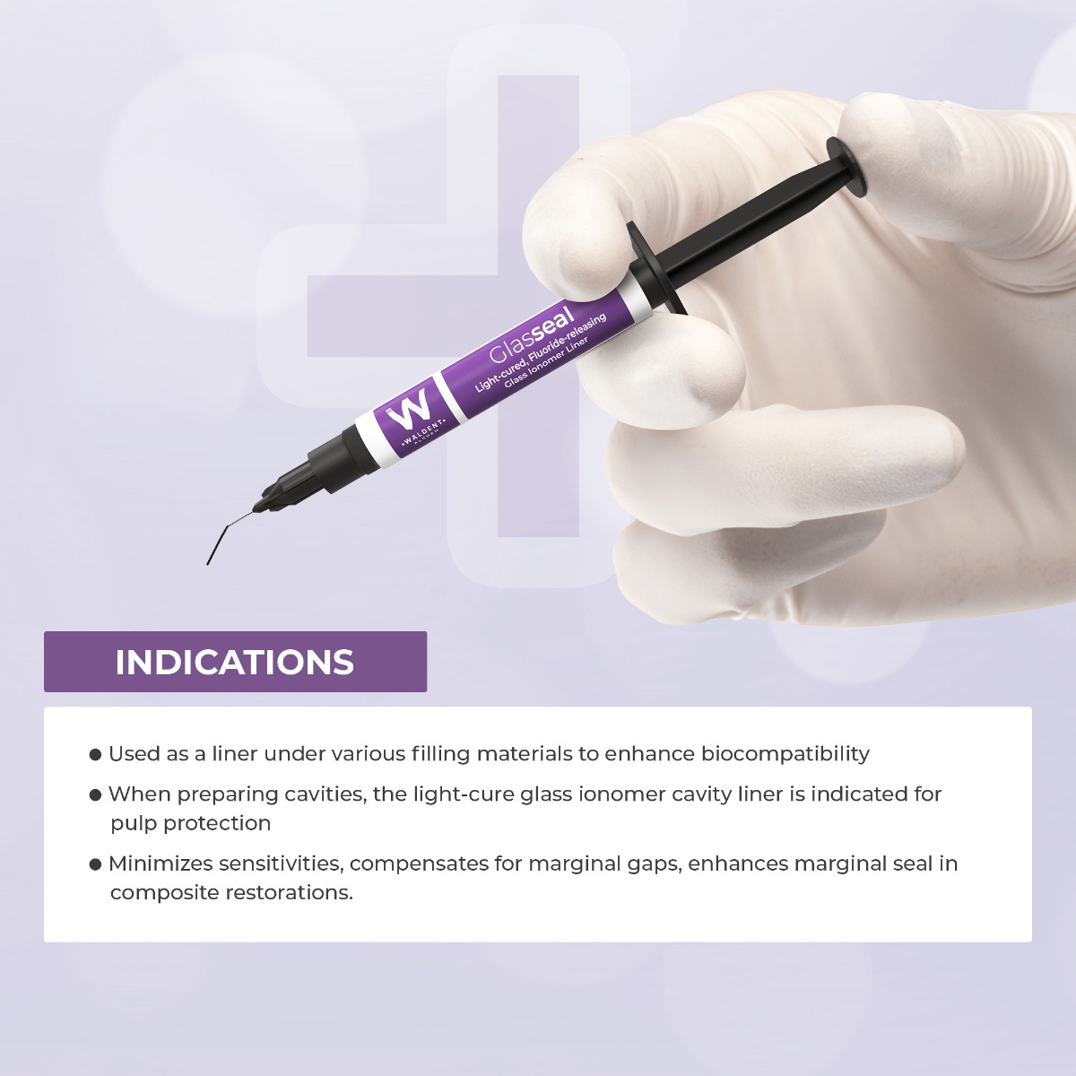 Waldent Glasseal Glass Ionomer Liner LC