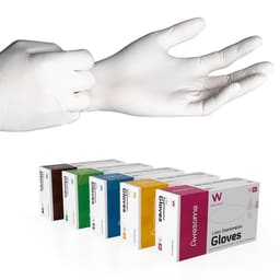 Waldent Latex Premium Examination Gloves (Pack of 80)