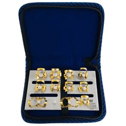 Waldent Rubber Dam Clamps Kit Titanium Gold (Set of 11) (K16/3) - 12