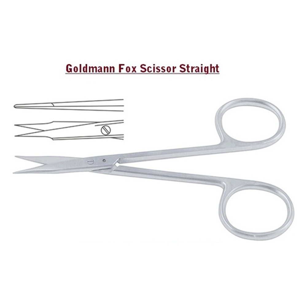 Julldent Goldman Fox Scissor - Straight Fine