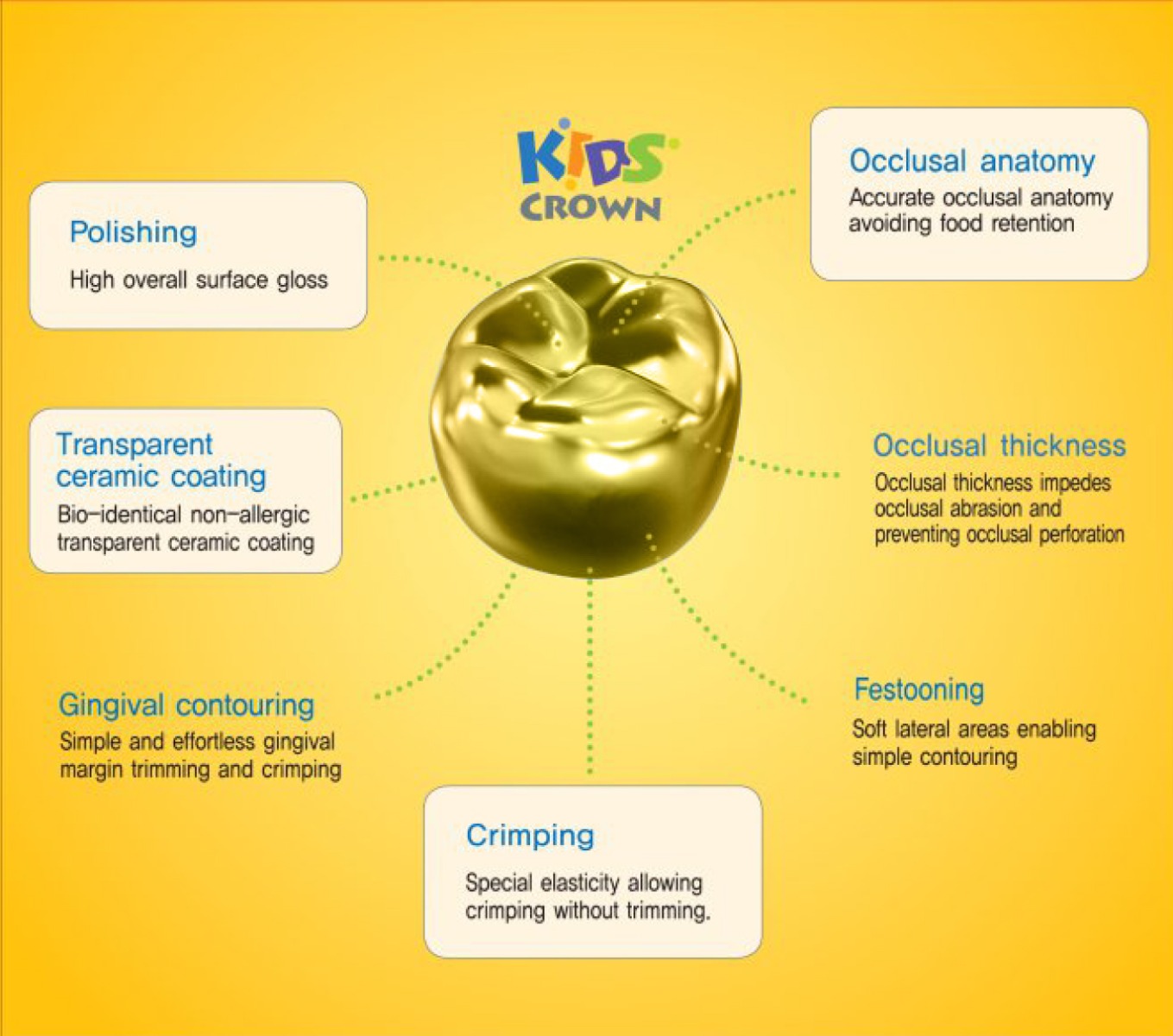 Shinhung Golden Kids Crown (Set of 48 Pieces)