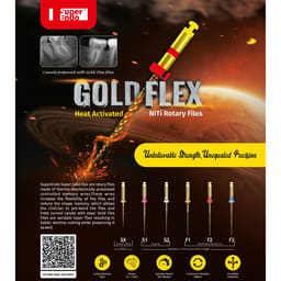 SuperEndo Gold-Flex Rotary Files (Pack of 6) - 9