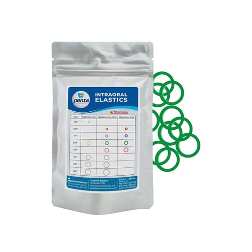 Penta Ortho Intraoral Elastics - Light & Medium (Pack of 1000)