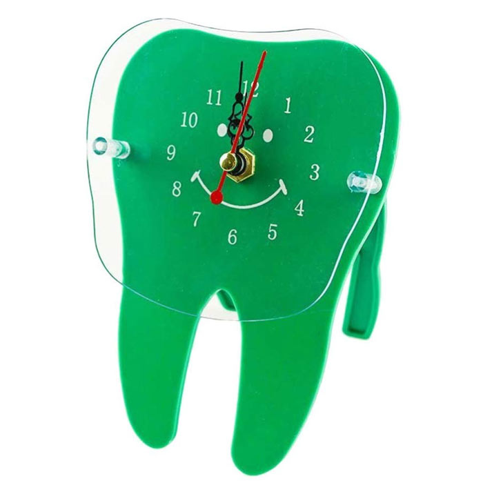 Tooth Shape Table Clock 