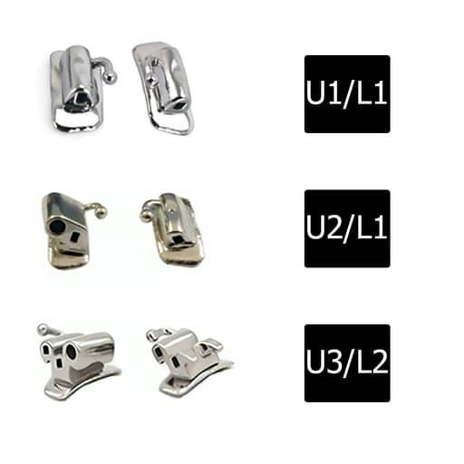 U Ortho Bondable Buccal Tubes - 1st Molar MBT 0.022