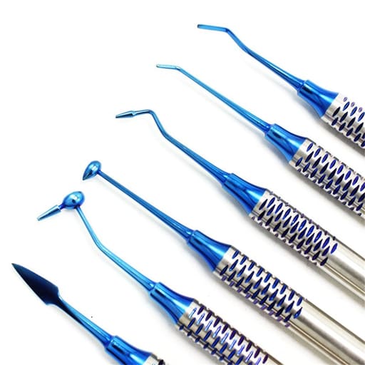 GII Composite Instruments Teflon Coated - Blue (Set of 6)
