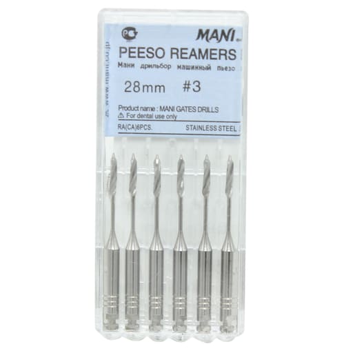 Mani Peeso Reamers 28mm (Pack of 6)