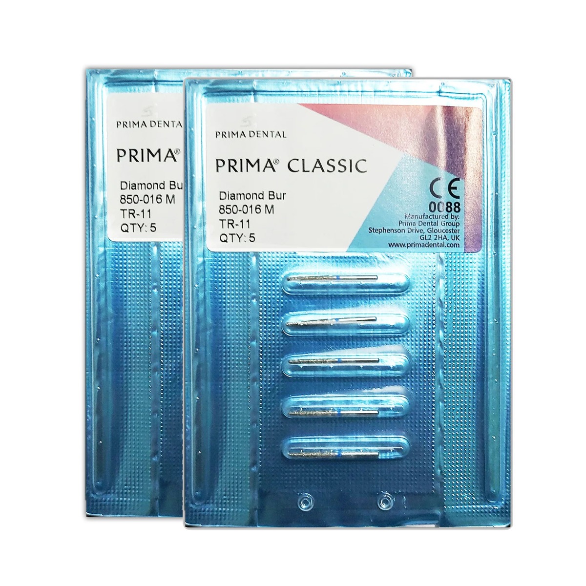 Prima  Dental Tapered Round Diamond Bur TR Series (Regular)