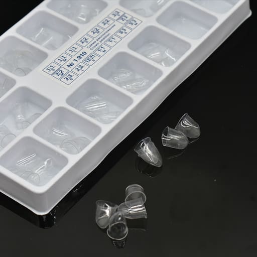 Tor Vm Transparent Crowns 64 pcs - Anterior No. 1.910
