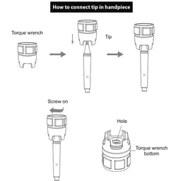 Woodpecker DTE D3 Ultrasonic Scaler Handpiece - 5
