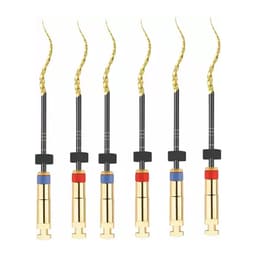 Micro Mega Hero Gold Rotary Files -21mm (Pack of 6)