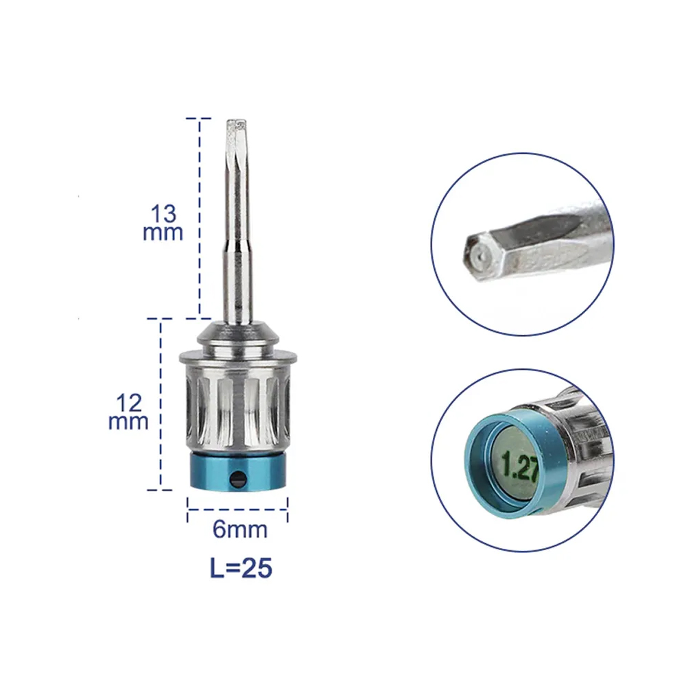 Dentalplant Implant Hex Drivers 1.27mm Long (Dentium Type)