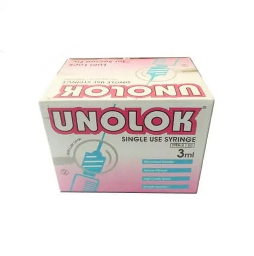 HMD Unolok Syringe Without Needle - 3ml