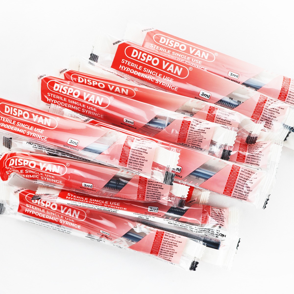 Hmd Dispo Van Syringe 3ml | 24 Gauge | 1 Inch Needle