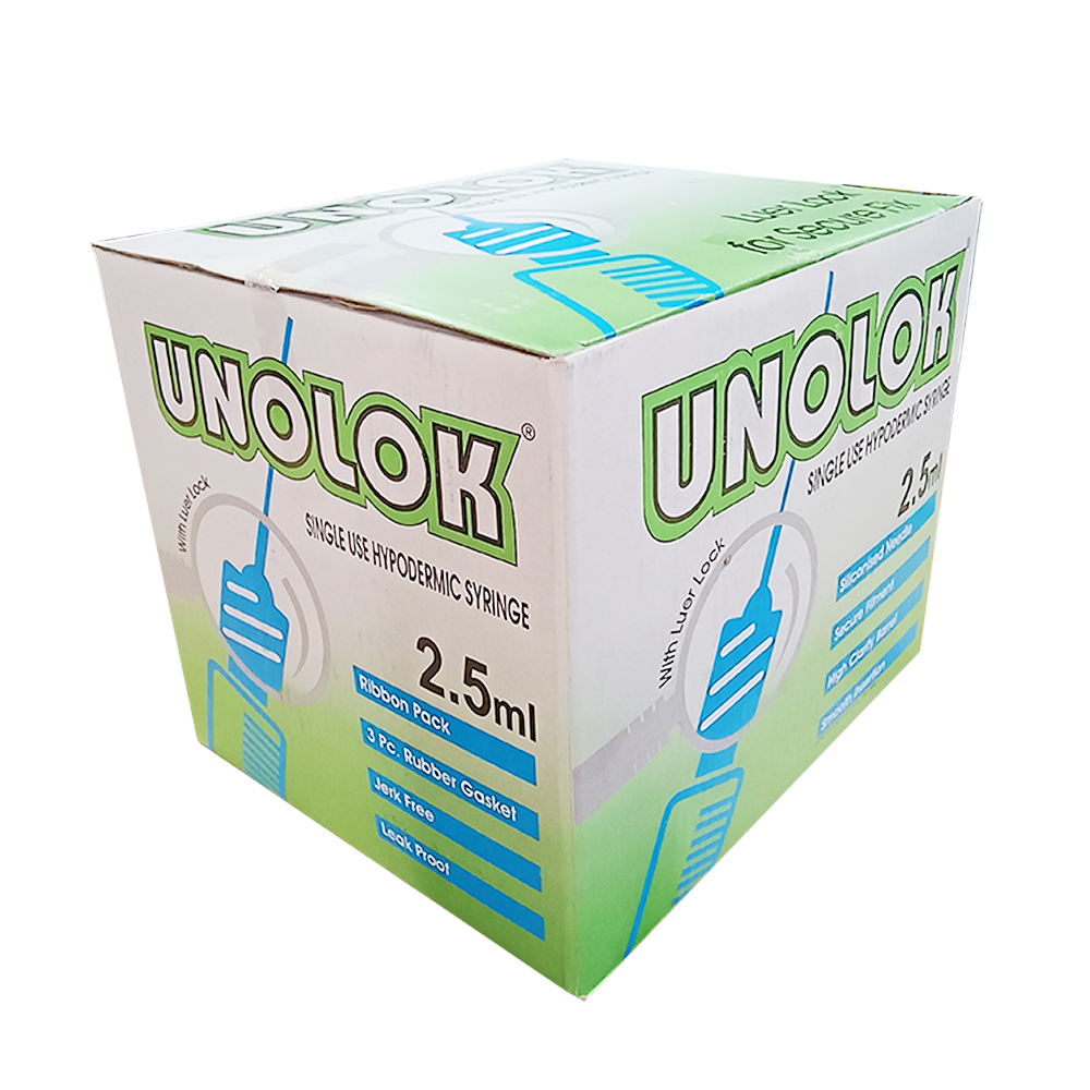 HMD Unolok Syringe 2.5ml | 27 Gauge | 1.5 Inch Needle