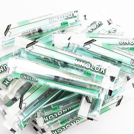 HMD Unolok Syringe 2.5ml | 26 Gauge | 1.5 Inch Needle