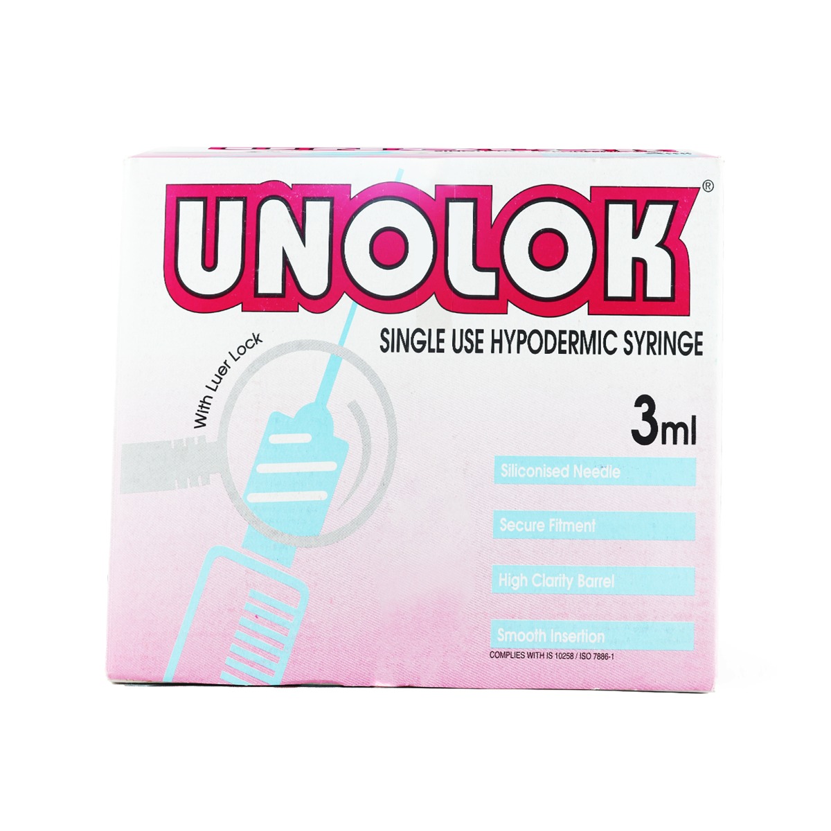 HMD Unolok Syringe 3ml | 26 Gauge | 1.5 Inch Needle