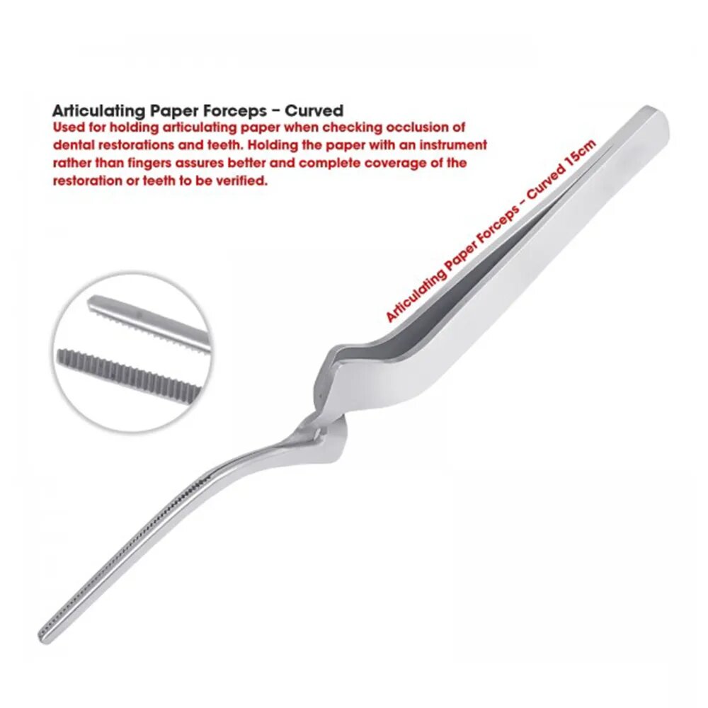 Oracraft Dental Articulating Paper Holder Miller Curved - APF2C