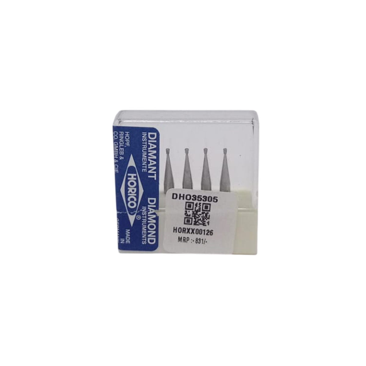 Horico Inverted Cone CA Diamond Burs (Pack of 5)