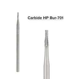 NewDiamond Cross-Cut Taper Fissure Carbide Straight Handpiece Burs (Pack of 5) - 2