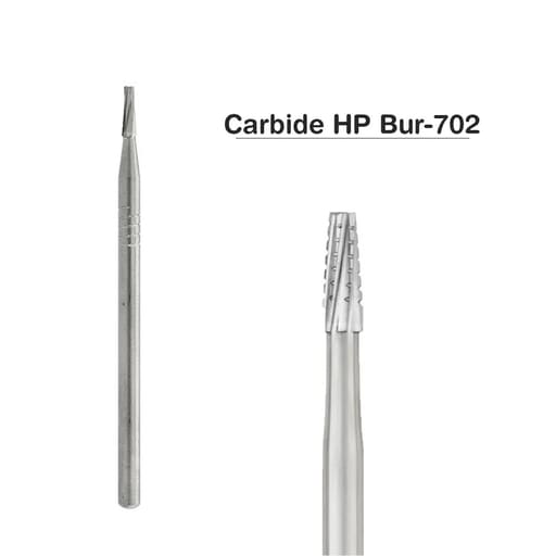 NewDiamond Cross-Cut Taper Fissure Carbide Straight Handpiece Burs (Pack of 5)