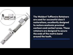 Waldent Tofflemire Retainer 8/105 - 2