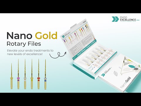 Endo Excellence Nano Gold Rotary Files -21mm (Pack of 6) - 2