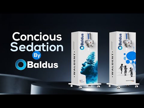 Baldus Analog -70 Oxygen-Nitrous Oxide Mixer Sedation Unit with Encased Cart - 4