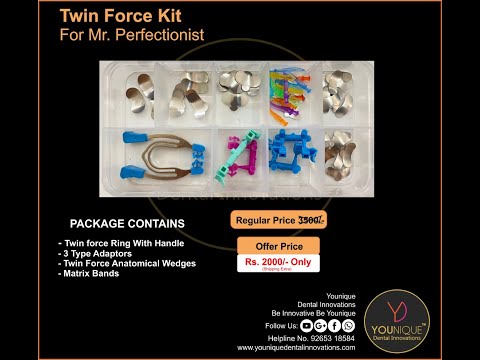 Younique Twin Force Kit Sectional Matrix System - 2