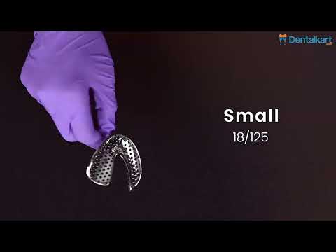 Waldent Edentulous Perforated Impression Trays Set K18/1 - 2