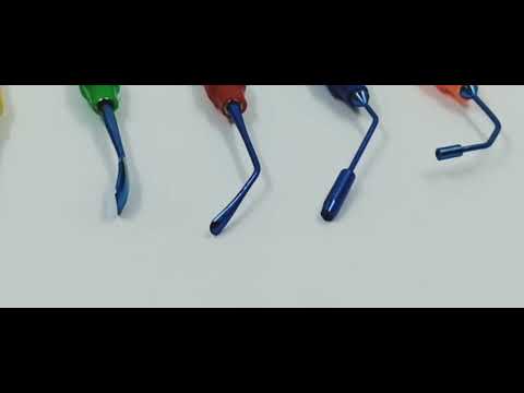 Julldent Direct Sinus Lift Instruments SS Metal Set of 6  - 2