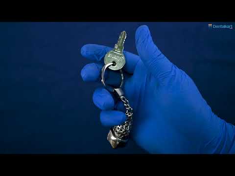 iDENTical Tooth Shape Silver Keychain (YK-068S) - 2