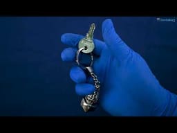 iDENTical Tooth Shape Silver Keychain (YK-068S) - 2