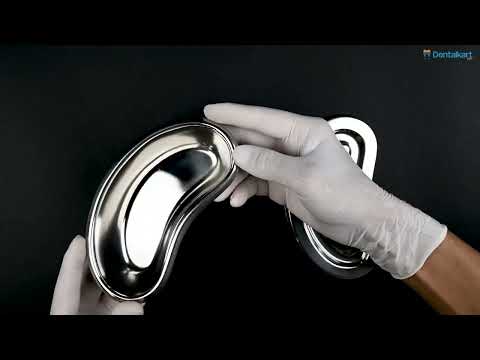 GI Stainless Steel Heavy Kidney Tray with Lid - 2