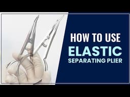 Waldent Orthodontic Elastic Separating Plier 10/120 - 2