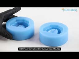 iDENTical Complete Dentulous Cast Moulds -Blue M8019 - 2