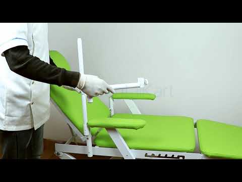 Waldent Eezee Portable Dental Chair - Green - 2