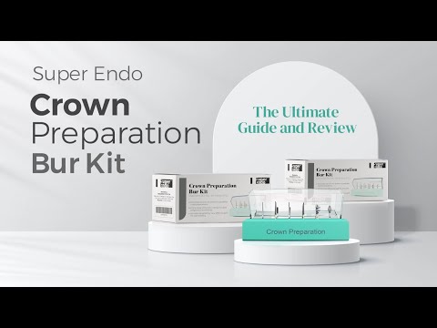 SuperEndo Crown Preparation Bur Kit - 3