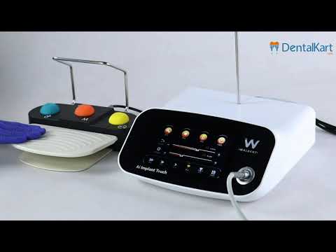 Waldent Ai Implant Touch Implant Motor With 2 Fiberoptic Implant Handpiece - 2