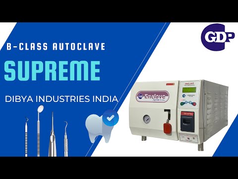 GDP Supreme Autoclave with Inbuilt Printer - 23 ltrs - 2
