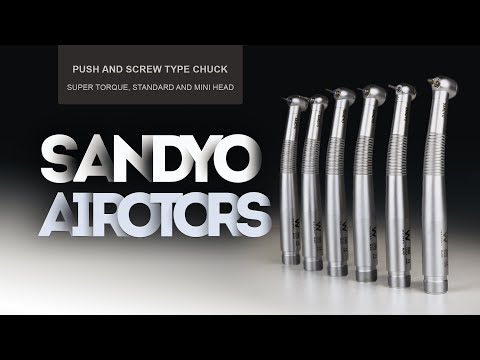 Waldent Sandyo Airotors And Cartridges - Mini Head - 4