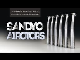 Waldent Sandyo Airotors And Cartridges - Mini Head - 3