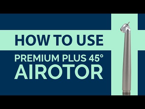 Waldent Premium Plus 45 Degree Airotor Handpiece And Cartridge  - 2