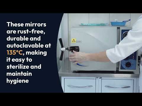 Waldent Mouth Mirror Tops Magnifying No.5 Pk/12 (K13/5) - 2